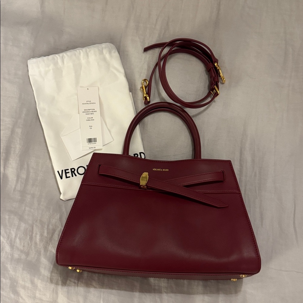 🌟 Veronica Beard Dash Bag Oxblood 🩸